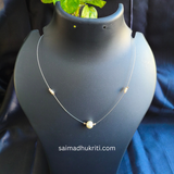 Single Pearl Invisible Necklace