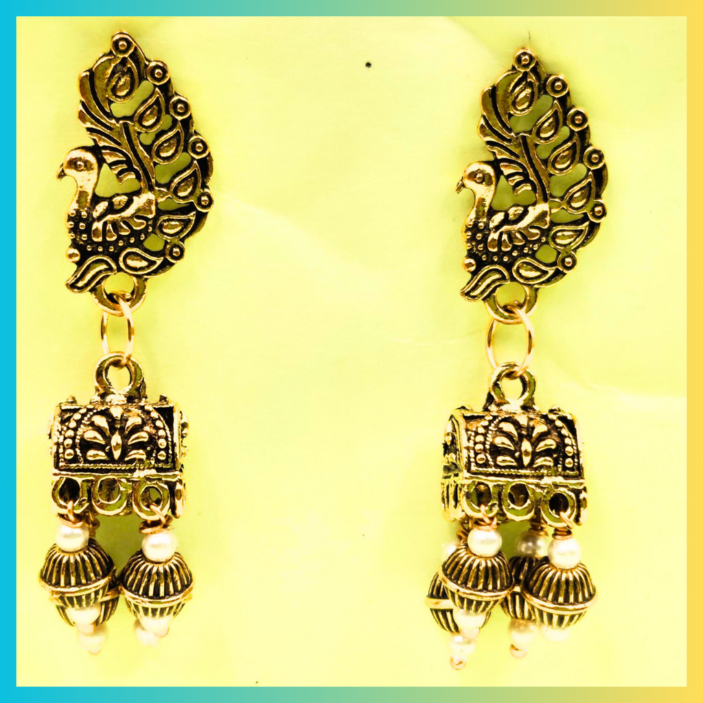 Peacock Antique Earing