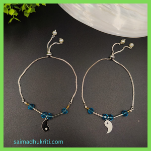 Yin & Yang Silver Bracelet (Combo)