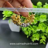 Golden & Silver Ghungroo Hoops
