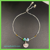 Shell Pearl Silver Bracelet Pink