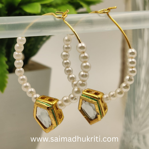 Kundan Hoops