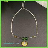 Shell Pearl Yellow Silver Bracelet