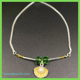 Shell Pearl Yellow Silver Bracelet