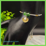 Shell Pearl Yellow Silver Bracelet