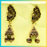 Peacock Antique Triangular Earing