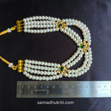 Four Layered Lotus charm Choker