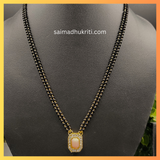 Peach Double Lined Mangalsutra