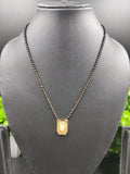 Peach Single Lined Mangalsutra